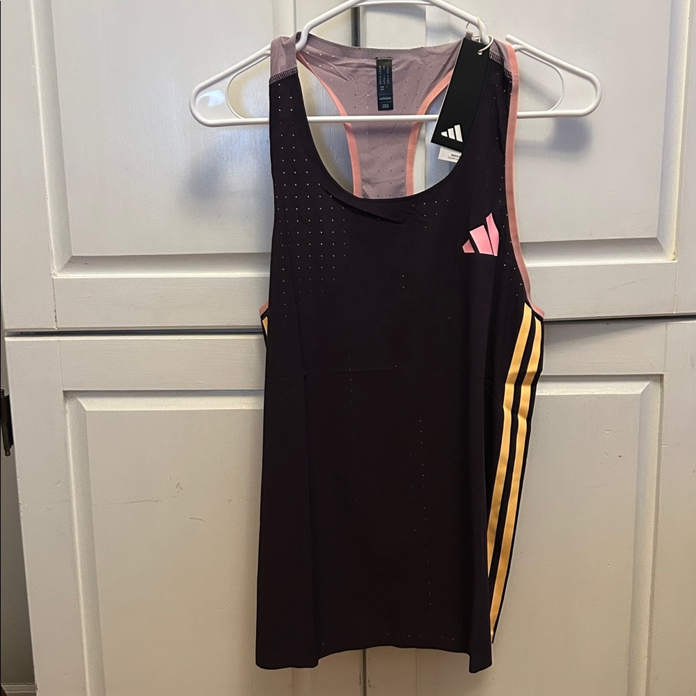 NWT Adidas Women's Adizero Promo Running Singlet Tank Top #IN1192 SZ MED - Picture 2 of 15
